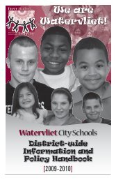 We are Watervliet! - Watervliet City Schools - NERIC