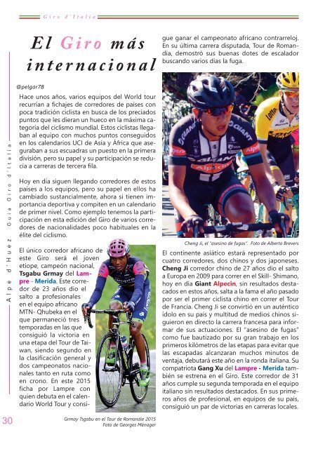 Guía Giro d'Italia 2015