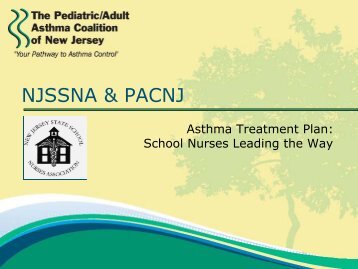 Asthma Treatment Plan, School Nurses Leading the Way