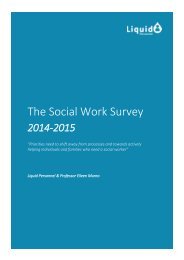 Social Work Progress Report