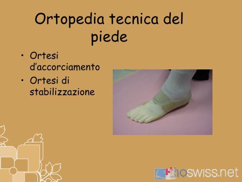 Tecnica ortopediche - orthoswiss
