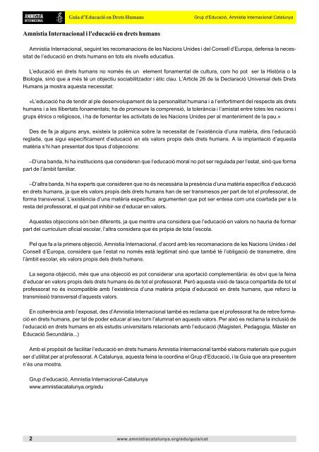 Guia en format PDF - Amnistia Internacional Catalunya