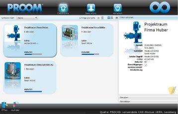 PROOM, Plattform für den Austausch von technischen Dokumenten 
