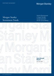 Morgan Stanley Investment Funds - stockselection