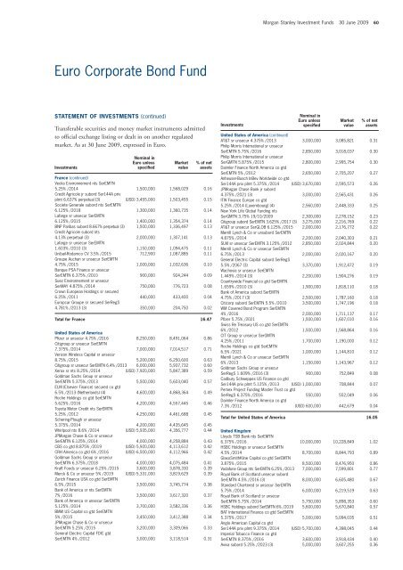 Morgan Stanley Investment Funds - stockselection