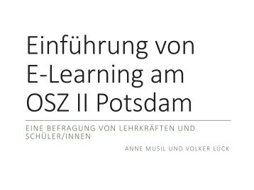 2 Ergebnisse - OSZ2 Potsdam