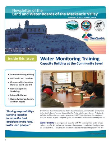Newsletter - Mackenzie Valley Land and Water Board