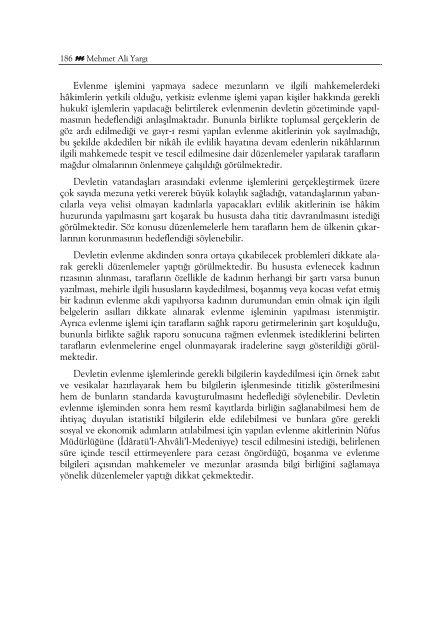 İçindekiler - İlahiyat Fakültesi - Marmara Üniversitesi