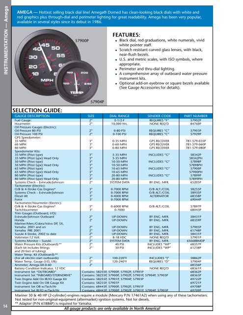 Sierra Marine Parts - Outboard Parts - Inboard Parts - Stern Drive Parts