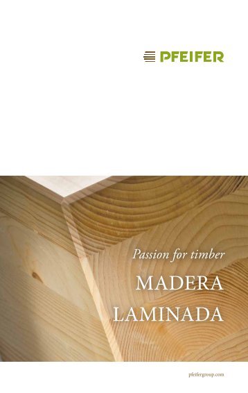 MADErA lAMINADA - Pfeifer