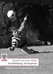 Qualifizierung 2009 Fortbildung Turnspiele