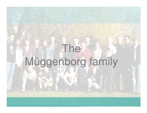 The Mueggenborg Family