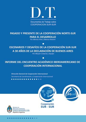 Documentos de Trabajo sobre CooperaciÃ³n Sur-Sur - Ministerio de ...