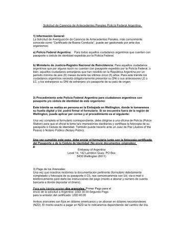 Solicitud de Carencia de Antecedentes Penales PolicÃ­a Federal ...