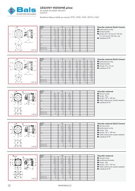 BALS - produktovÃ½ katalog 2010 - NG ELEKTRO TRADE, as