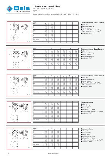 BALS - produktovÃ½ katalog 2010 - NG ELEKTRO TRADE, as