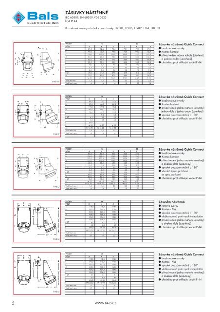 BALS - produktovÃ½ katalog 2010 - NG ELEKTRO TRADE, as