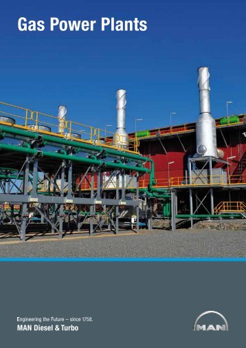 Gas Power Plants - MAN Diesel & Turbo Canada