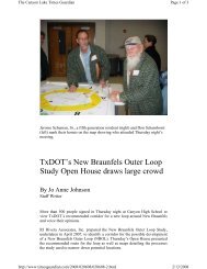 TxDOT's New Braunfels Outer Loop Study Open House draws large ...
