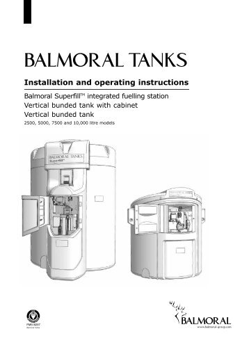 Installation manual - SUPERFILL - Balmoral Group