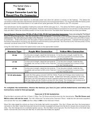 product installation instructions - Ron Francis Wiring