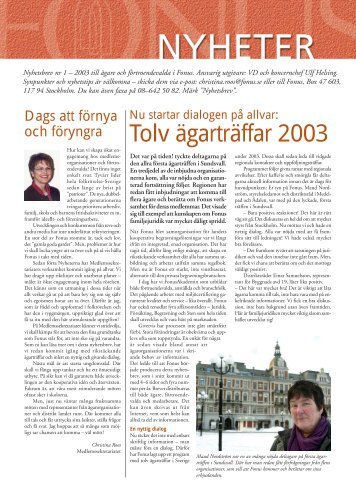 Nyhetsbrev 1-03b - Fonus