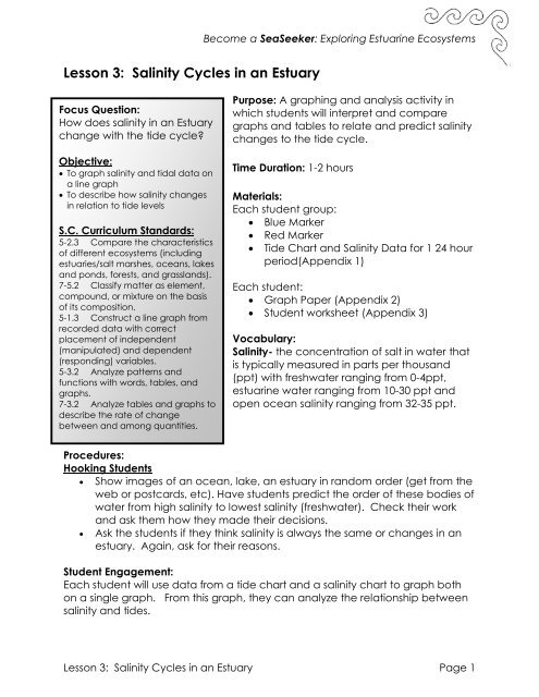 Charting The Tides Worksheet