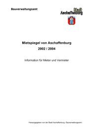 Mietspiegel von Aschaffenburg 2002 / 2004