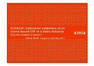 Industrial validation of an ozone based CIP in a dairy industry