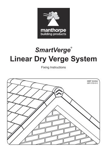 GLV SmartVergeÂ® Linear Dry Verge System: Fixing Instructions