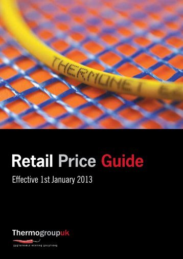 Retail Price Guide - Thermogroup UK