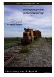 current issue - Cartys Poetry Journal