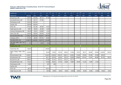 Pulacayo Project Feasibility Study - Apogee Silver