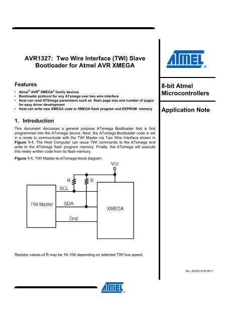 AVR1327: Two Wire Interface (TWI) Slave ... - Atmel Corporation