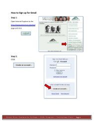 How to Sign up for Gmail - Instruction.greenriver.edu