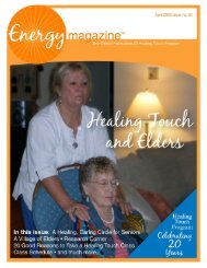April 2009: Healing Touch and Elders - Energy Magazine