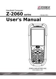 Z-2060 series User's Manual - PRORAM