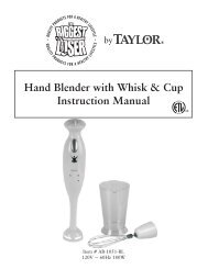 AB1051BL manual.cdr - Taylor Precision Products