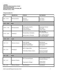 Agenda - Mennonite Central Committee Canada