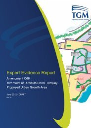 Expert Report, Peter Preece, TGM Group - Surf Coast Shire