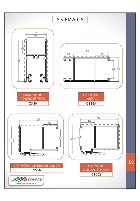 Catálogo Geral de Perfis 2012 - Sistemas de alumínio para arquitectura