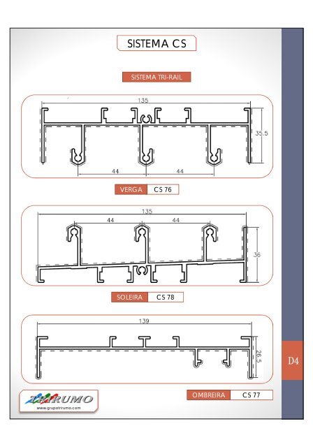 Catálogo Geral de Perfis 2012 - Sistemas de alumínio para arquitectura