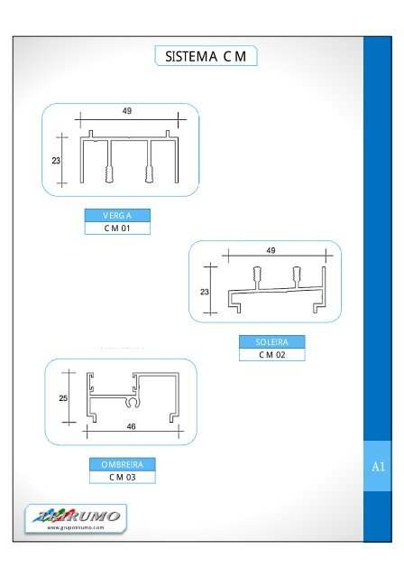 Catálogo Geral de Perfis 2012 - Sistemas de alumínio para arquitectura