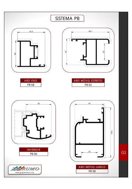 Catálogo Geral de Perfis 2012 - Sistemas de alumínio para arquitectura