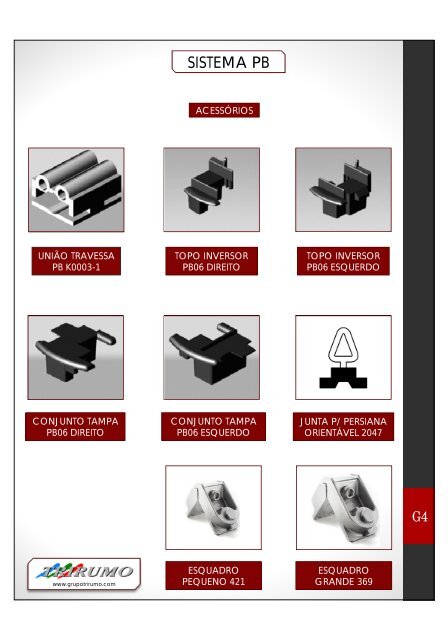 Catálogo Geral de Perfis 2012 - Sistemas de alumínio para arquitectura