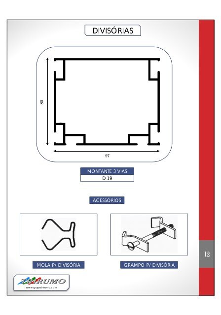 Catálogo Geral de Perfis 2012 - Sistemas de alumínio para arquitectura