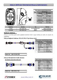 Zebex Zâ6070 Ãok YÃ¶nlÃ¼ Barkod Okuyucu Kablo ÅemalarÄ± - Bilkur