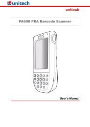 unitech PA600 PDA Barcode Scanner - iDnext