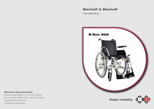 Bischoff & Bischoff Handleiding S-Eco 300