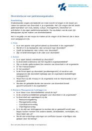 Diversiteitsscan - Toolkit voor allochtonen